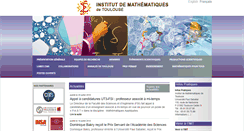 Desktop Screenshot of math.univ-toulouse.fr